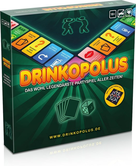 Gomazing Drinkopolus Partyspiel, ab 14 Jahren, Bunt / Mehrfarbig - Bild 1