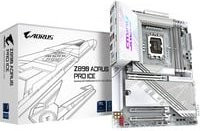 Gigabyte Z890 AORUS PRO ICE Mainboard ATX mit Intel LGA 1851 Sockel, DDR5, Wi-Fi und Bluetooth in Weiß - Bild 1