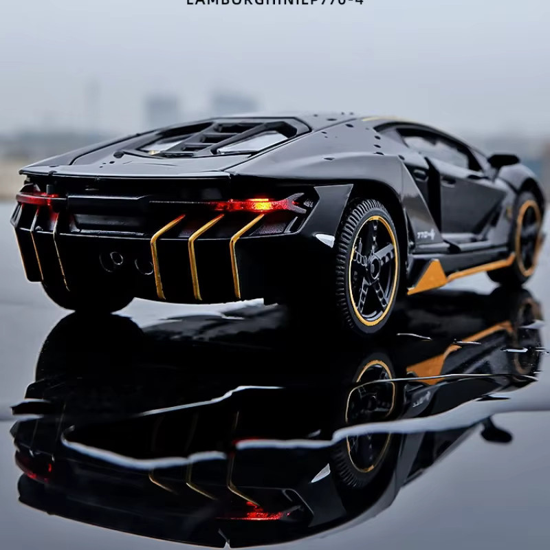 MAKEDA Centenario LP770-4 Supercar, Diecast Metall Auto Modell, 1:32, mit Licht und Sound - Bild 2