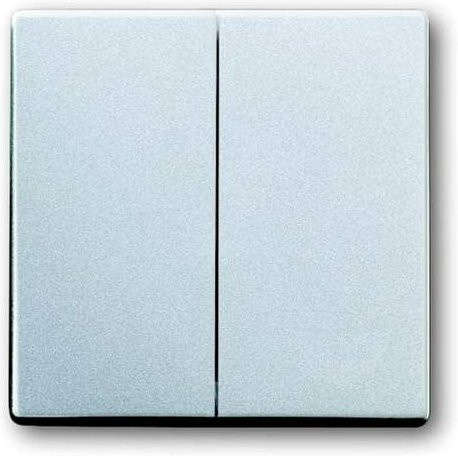 Busch-Jaeger Wippe alusi Serienschalter und Serientaster Typ 1785-83 in Silber - Bild 2