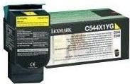 Lexmark Tonerpatrone Gelb für Laserdrucker mit hoher Ergiebigkeit 4000 Seiten 0C544X1YG - Bild 1