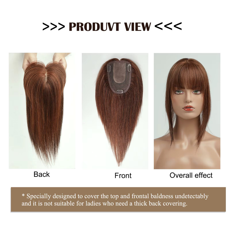 HAIRCUBE Echthaar-Topper Auburn, 14 Zoll, Remy-Echthaar, Damen - Bild 5