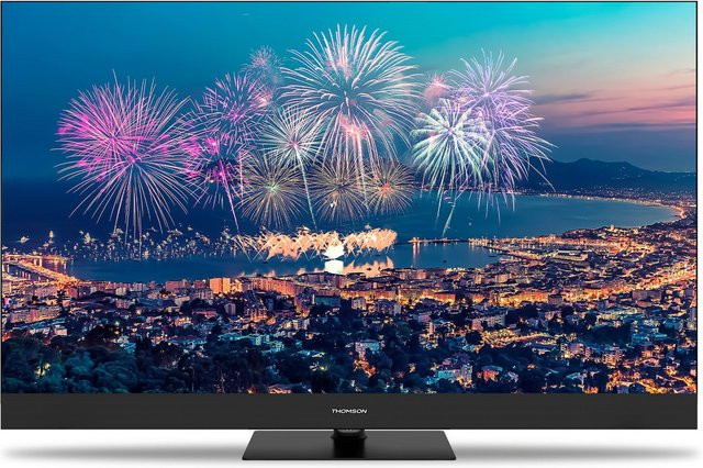 Thomson 50QG6C14 QLED Smart-TV in Schwarz mit 4K Ultra HD, HDR-Wiedergabe und Sprachsteuerung, 126 cm (50 Zoll) - Bild 1