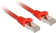 Sharkoon Patchkabel SFTP Cat.7a mit RJ-45 Stecker Ethernet LAN Kabel in Rot - Bild 1