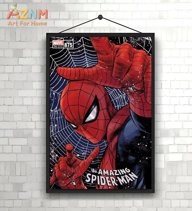 KAYOU Spider-Man Marvel Comics Stoffposter als Wandkunst in Mehrfarbig - Bild 2
