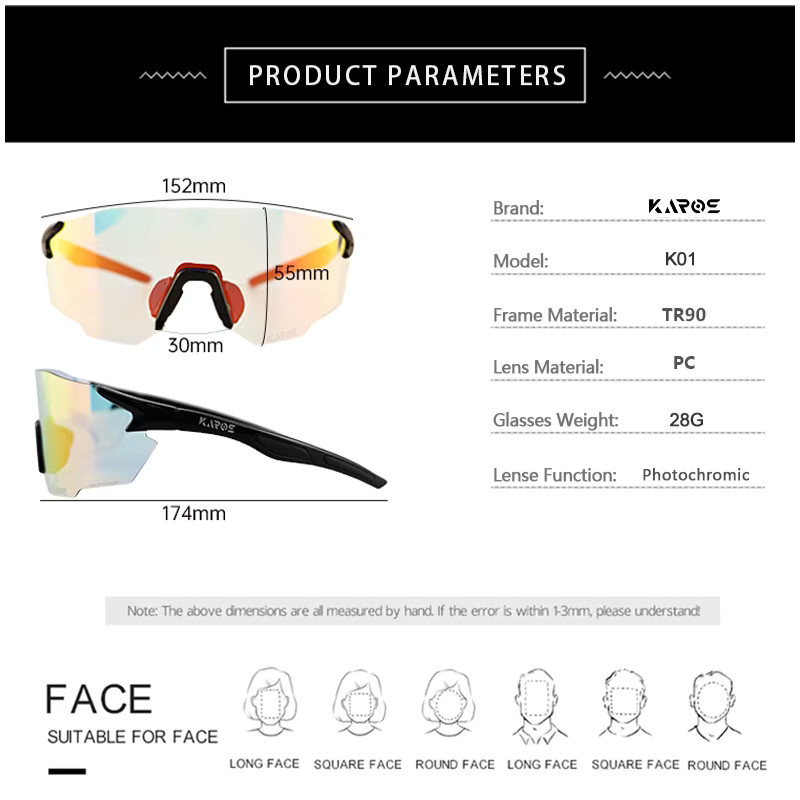 KAROS Sportsonnenbrille, Unisex, wrap - Bild 5