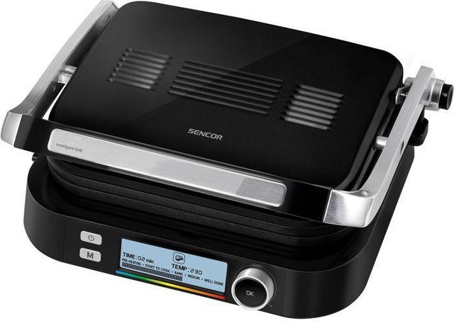 Elektrischer Grill Sencor SBG 6238BK in Schwarz mit Digitalanzeige und spülmaschinenfesten Teilen - Bild 1