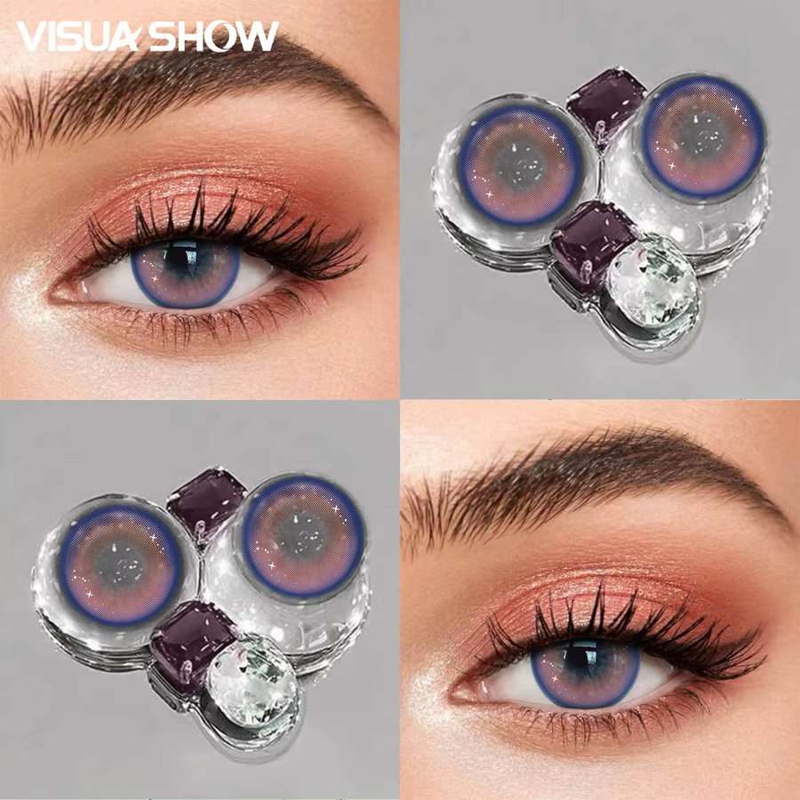 VISUASHOW Kontaktlinsen, Schmetterlingsblau, 14,50 mm - Bild 3