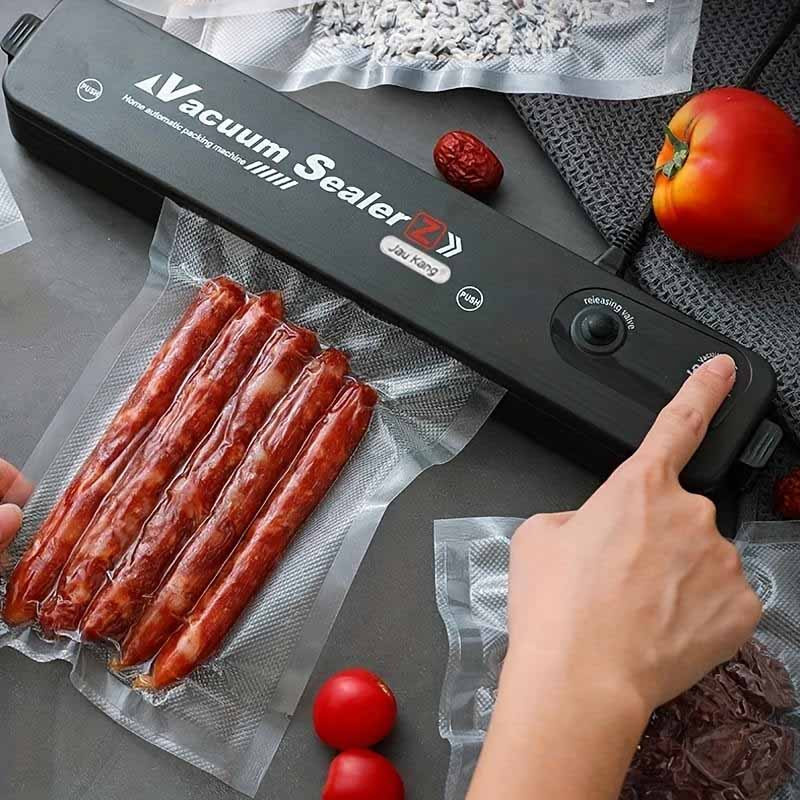 WTEMPO Automatische Vakuumiermaschine zur Lebensmittellagerung in Schwarz - Bild 5