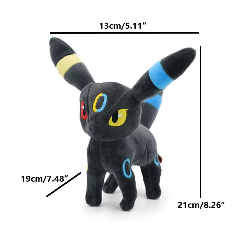 Bandai Pokémon Leafeon Vaporeon Glaceon Sylveon Espeon Umbreon, Plüschtier, ab 0 Jahren - Bild 2