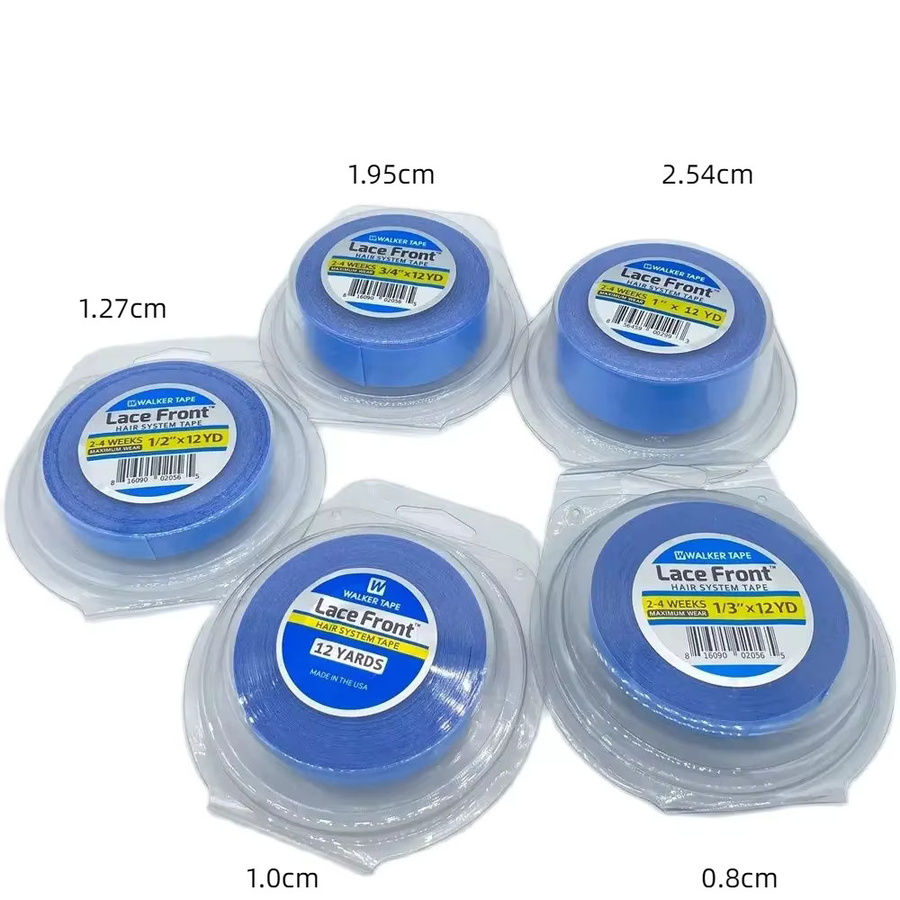 Extra Love Klebeband für Haarverlängerungen, blau, 12 Yards - Bild 2