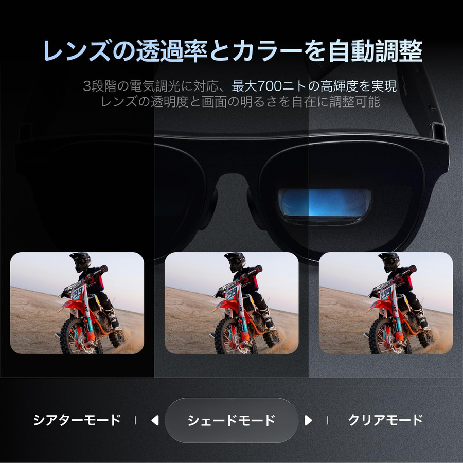XREAL One Pro AR-Brille in Schwarz mit X1 Chip, 3DoF-Unterstützung und 120Hz Display, kompatibel mit iPhone und iOS-Geräten - Bild 3