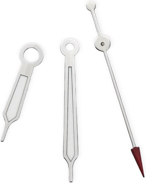Miuksi Uhrzeiger, Silber, Grün Leuchtend, Automatikwerk - Bild 1
