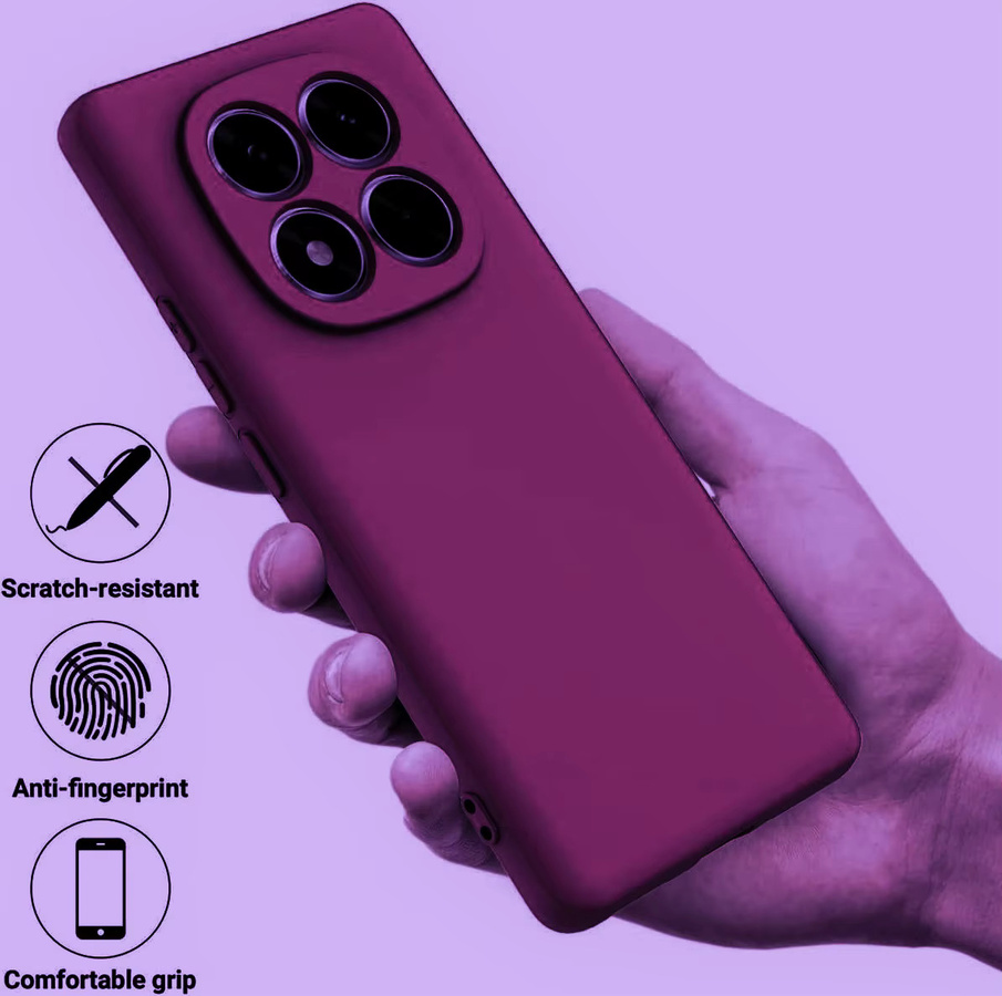 Stoßfeste Silikon Handyhülle für Xiaomi Redmi Note 14 Pro, Note 14, Note 13 Pro und Note 13 in Rot - Bild 6