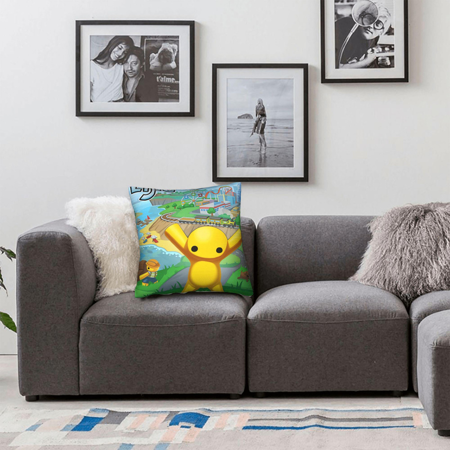 W-Wobbly L-Life Modischer Kissenbezug mit grafischem Design für Sofa und Bett, Breite: 40,64 cm, Höhe: 40,64 cm - Bild 3