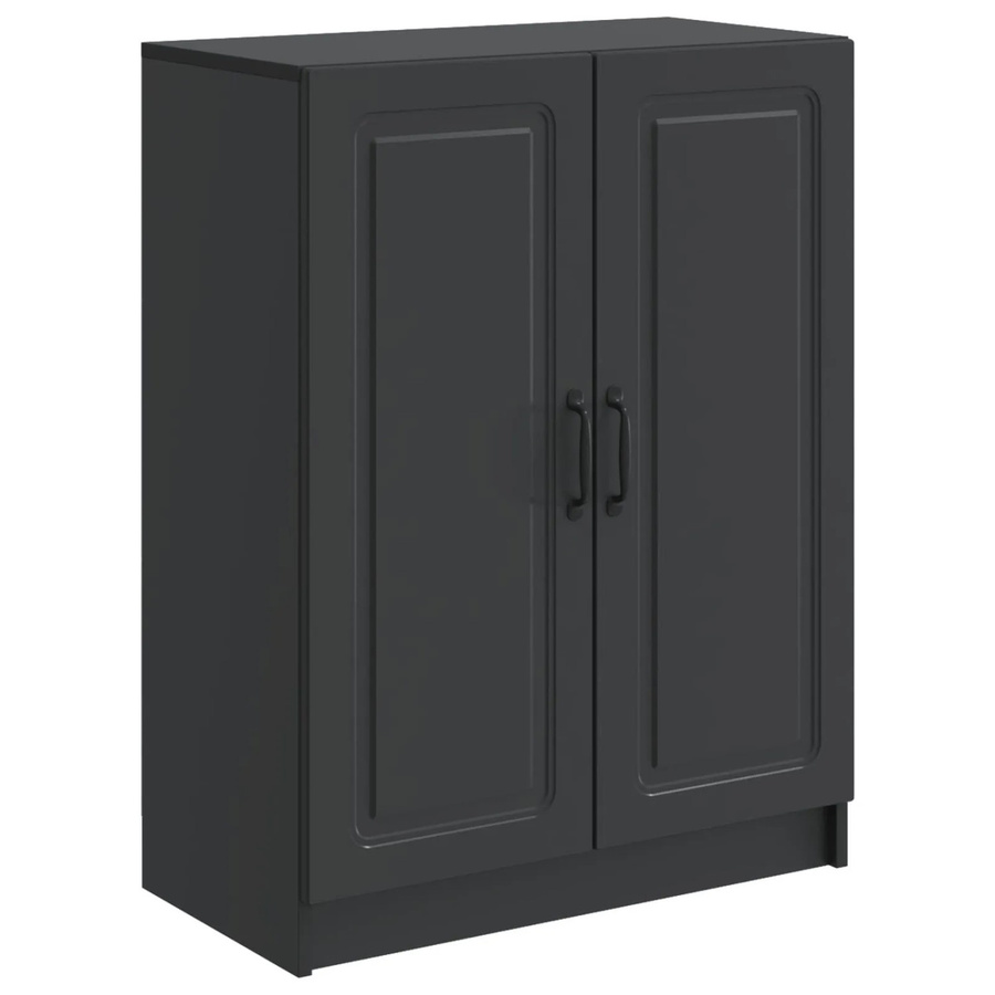 vidaXL Sideboard Modern Schwarz in Matt, B/T/H: 66 x 34,5 x 87 cm - Bild 2