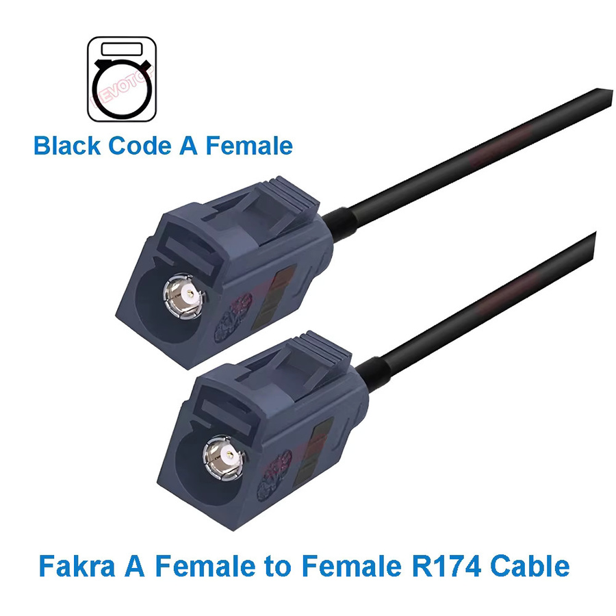 BEVOTOP Fakra RG174 Koaxkabel Adapter Buchse Pigtail zur Radio und GPS Verlängerung - Bild 2