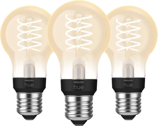 Philips Hue Filament LED-Lampe White Standard E27 dimmbar 3er-Pack - Bild 1
