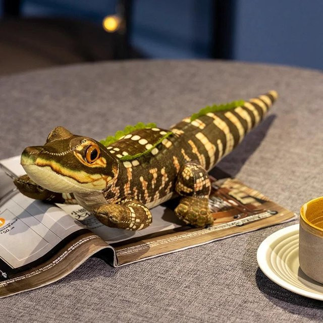 Kidsly Krokodil Plüsch Spielzeug, Tiere, 70cm, ab 14 Jahre - Bild 1