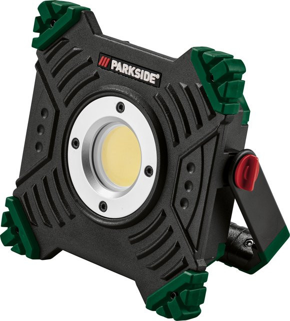 PARKSIDE Akku-Arbeitsstrahler PAAL 6000 E1 LED COB Flutlicht mit Magnet und IP65 Schutz, Schwarz - Bild 1