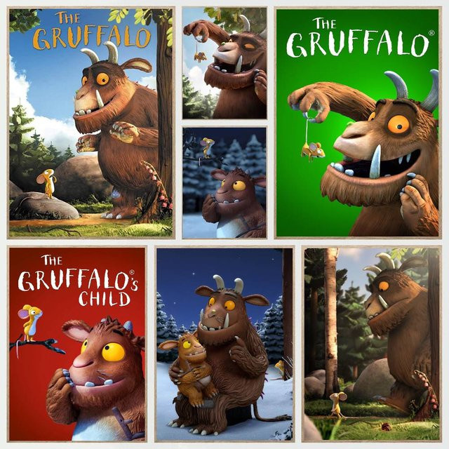 The Gruffalo Wandaufkleber als wasserfestes Poster in Mehrfarbig für deine Wanddekoration im Wohnzimmer oder Schlafzimmer - Bild 1