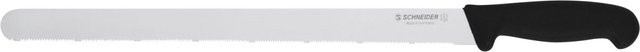 Schneider Konditormesser mit feiner Säge, vakuumgehärtet, schwarz, Klingenlänge: 30 cm - Bild 1