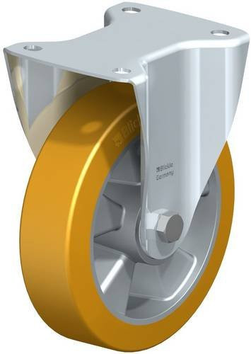 Blickle B-ALTH 180K Bockrolle aus verzinktem Stahl mit 180mm Rad-Durchmesser und 400kg Tragfähigkeit - Bild 1