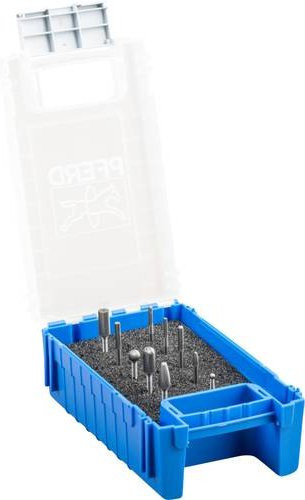 PFERD Frässtift-Set Hartmetall mit 3mm Schaftdurchmesser in Blau - Bild 1