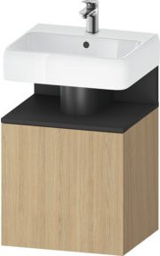 Duravit Waschtischunterschrank Qatego in Anthrazit und Eiche Natur, B/T/H: 49 x 42 x 64,5 cm - Bild 1