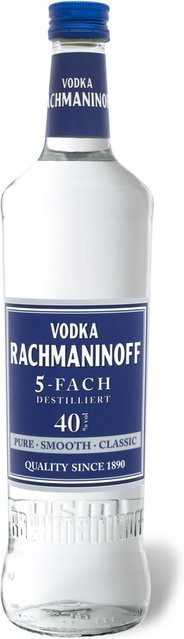 Rachmaninoff Wodka 5-fach destilliert 0,7 l - Bild 1