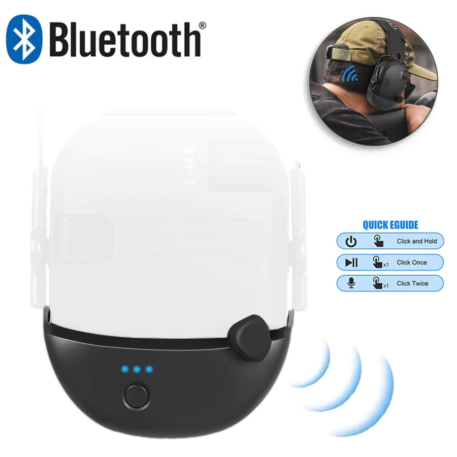 YHKEMA Bluetooth Taktisches Elektronisches Anti-Lärm Schießen Headset mit Freisprechfunktion als Jagd-Ohrenschützer und Gehörschutz - Bild 3