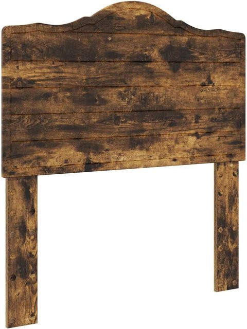 vidaXL Kopfteil aus Holzwerkstoff in Geräucherte Eiche, Farbe Braun, Breite: 75 cm - Bild 1