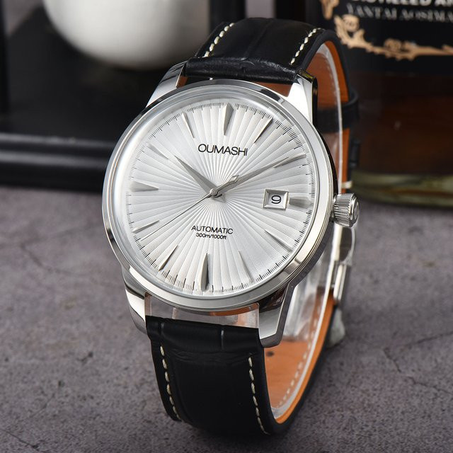 OUMASHI Armbanduhr Edelstahl, Silber, Unisex - Bild 1