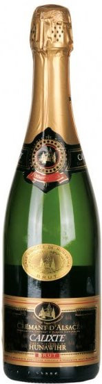 Hunawihr Crémant Calixte AOC, brut, Schaumwein, 0,75 l - Bild 1