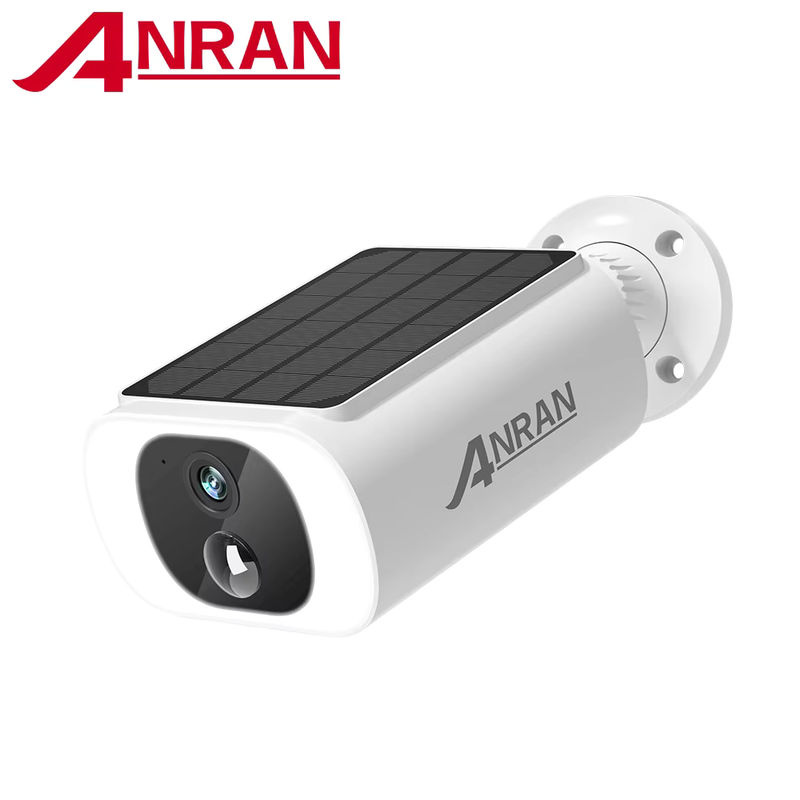 ANRAN 2K Solar-Überwachungskamera mit 3/5MP Auflösung, Outdoor Wireless WIFI Kamera mit Flutlicht und Nachtsicht, Farbe: Weiß - Bild 4