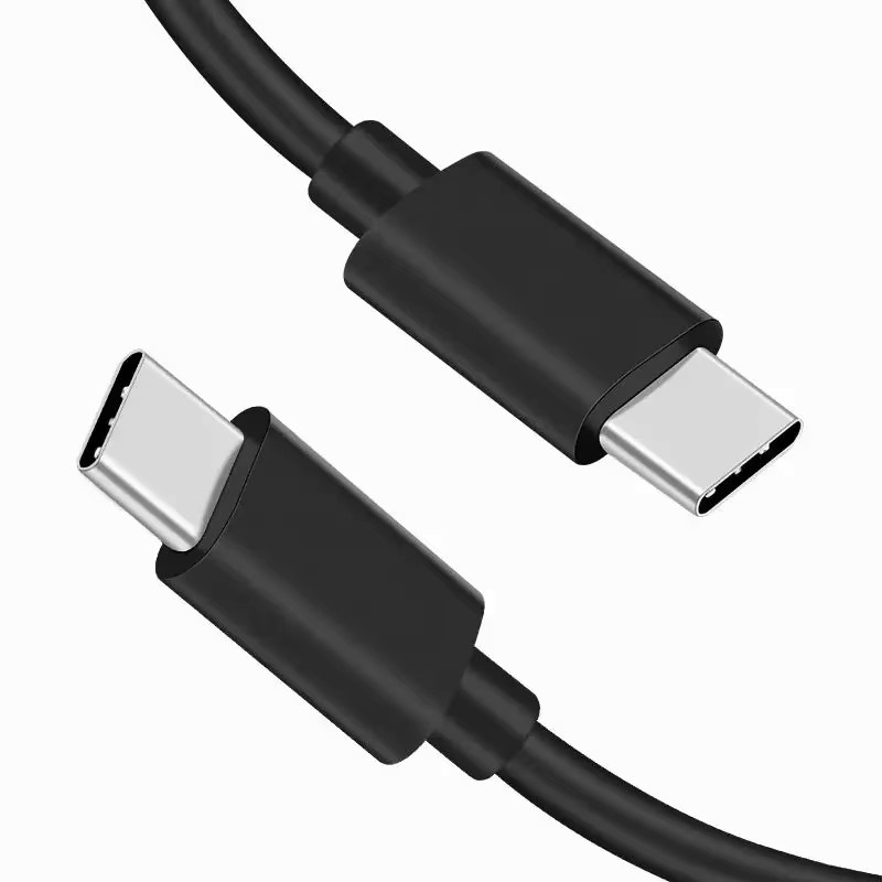 60 W USB-C-Schnellladekabel Typ C auf Typ C Datenkabel mit Quick Charge 3.0 in Schwarz oder Weiß - Bild 3