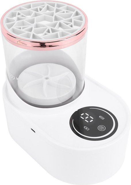 OutsideWorld Elektrischer Make-up Pinsel Reiniger und Trockner, White - Bild 1