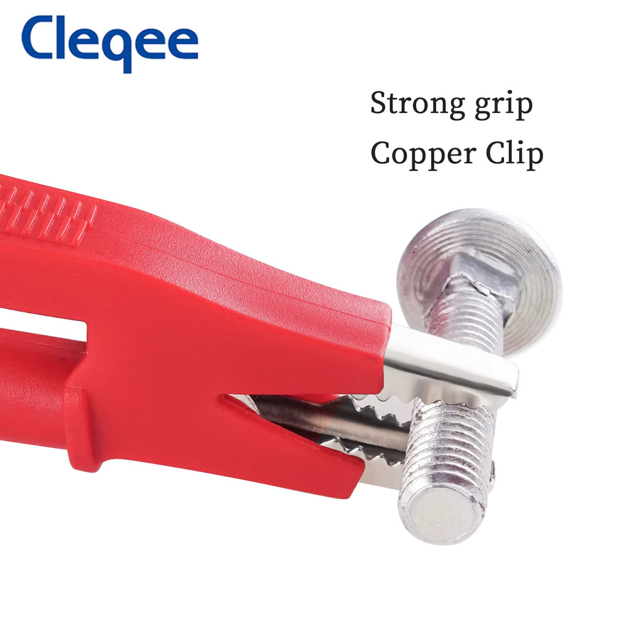 Cleqee p1024 Dual Alligator Clip Testkabel Set mit 5 Krokodilklemmen für Multimeter und elektronische Prüfungen - Bild 3