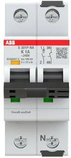 ABB S301P-K1NA Leitungsschutzschalter 1A 240V 2CDS381103R0217 - Bild 1
