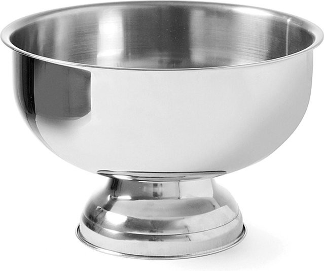 Hendi Champagner- und Bowleschale aus Edelstahl in Silber, Volumen: 9,5 l - Bild 1