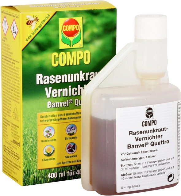 Compo Banvel Quattro Rasenunkraut-Vernichter mit 400 ml - Bild 1
