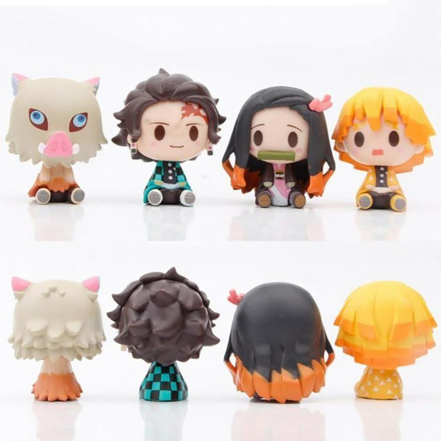 Yiran toy 1 Demon Slayer: Kimetsu no Yaiba Q Version Sitzende Figuren - Bild 2
