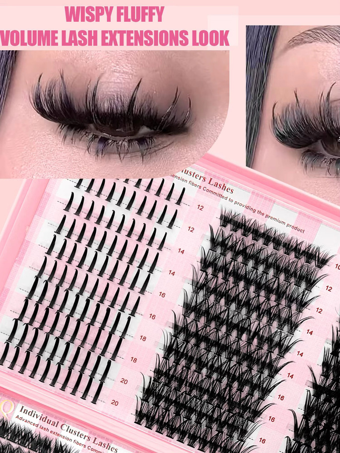 LAKANAKU Cluster-Wimpern, Manga-Stil, Unisex - Bild 7