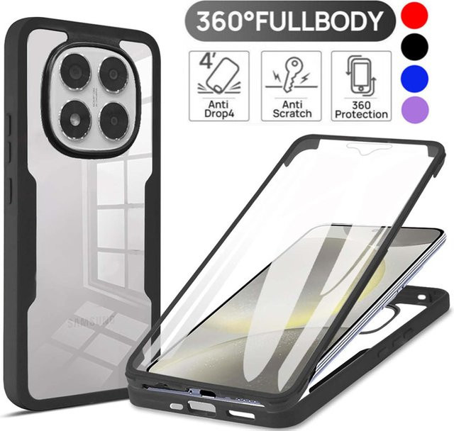 Stoßfeste und durchsichtige Schutzhülle für Xiaomi Redmi Note 15 Pro+ und Redmi Note 14 Pro 5G in Transparent - Bild 1