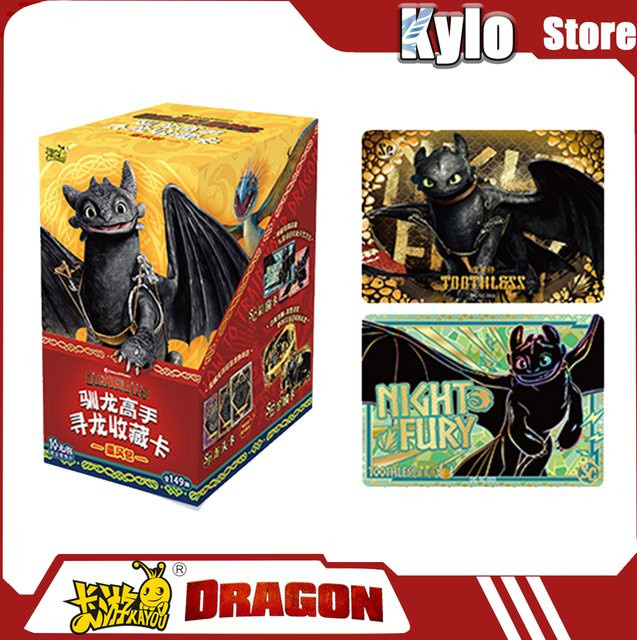 KAYOU How To Train Your Dragon Seeking Dragons Sammelkarten, Booster-Pack, Nachfüllpack, ab 12 Jahren - Bild 1