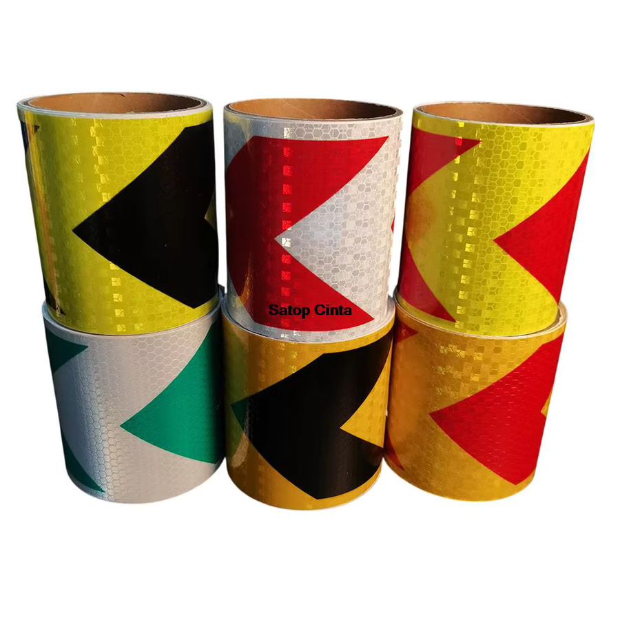 Pfeil DIY Reflektierendes Klebeband Schwarz, Wasserdichtes Warnband für Auto und Lkw, Breite: 10 cm, Länge: 1 m - Bild 2