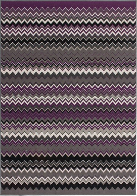 Kayoom Kurzflorteppich Now! 700 in Violett, B/L: 160 x 230 cm - Bild 1