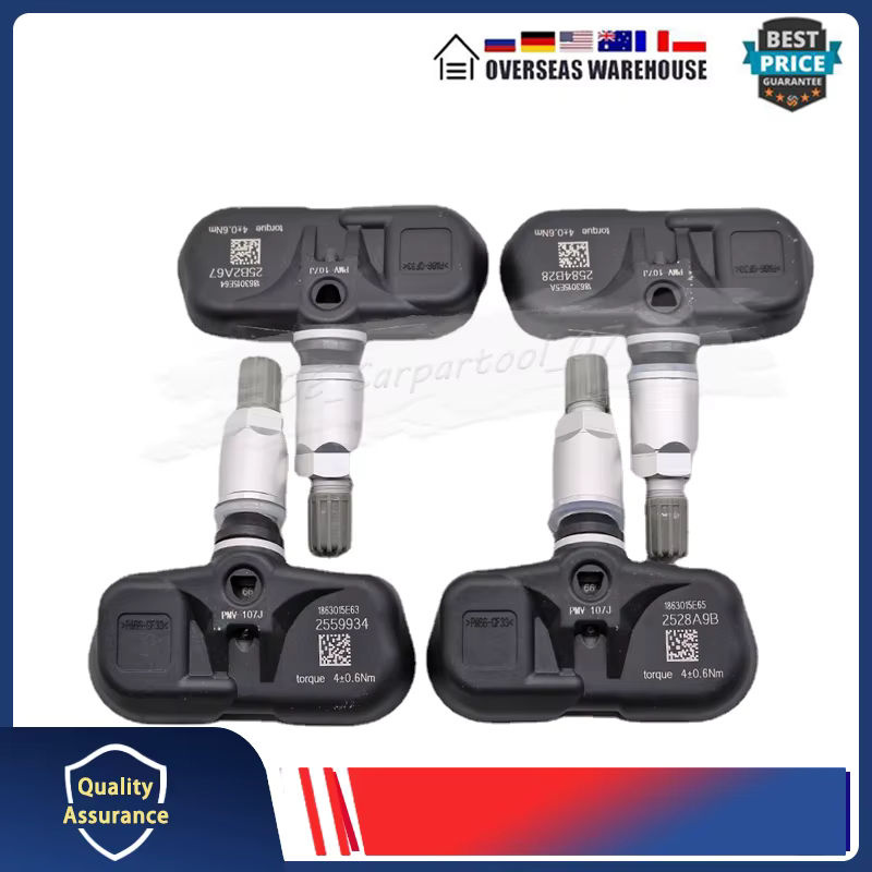 GANGLE TPMS Reifendruckkontrollsensor Set 4er Pack für Toyota 4Runner Rav4 Corolla, 315 MHz, Schwarz - Bild 3