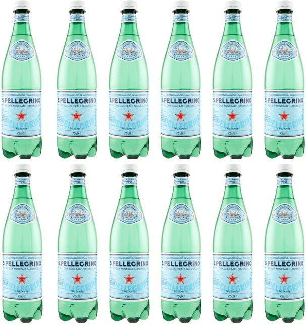 San Pellegrino, Mineralwasser, kohlensäurehaltig, 12 x 0,75 l - Bild 1