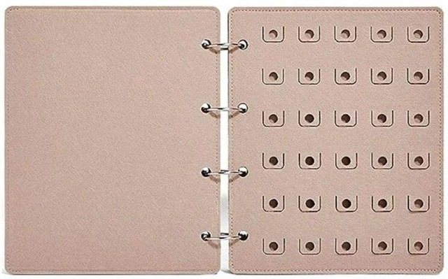 Mango Event Schuh-Charm-Organizer aus Filz in Beige, Display-Halter für Schuh-Dekorationen, B/H/T: 26,0 x 21,3 x 3,0 cm - Bild 1